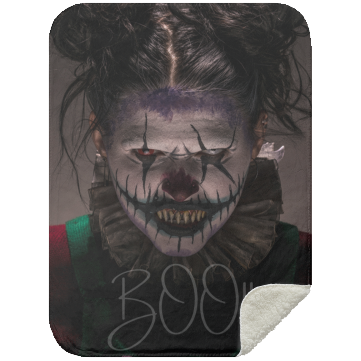 SCARY CLOWN BLANKET