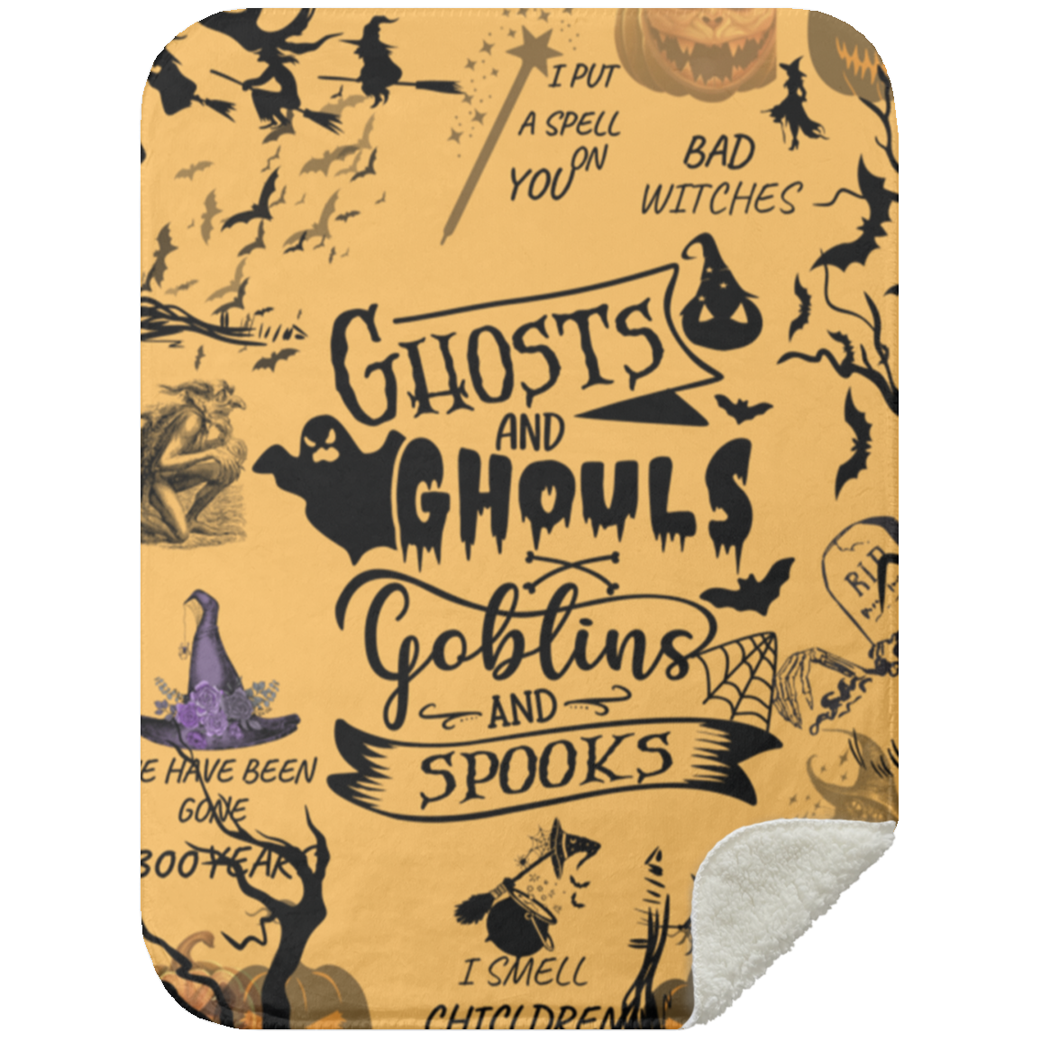 GHOST, GHOULS, GOBLINS BLANKET