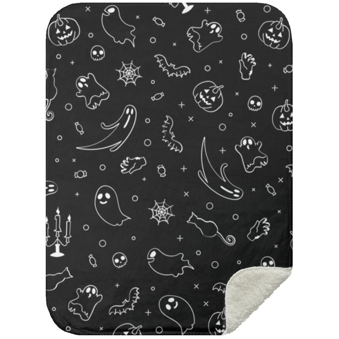 HALLOWEEN BOO BLANKET