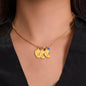 To My Mommy / Engraved Baby Feet With Birthstone