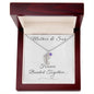Bonded Together / Engraved Baby Feet With Birthstone