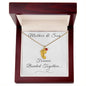 Bonded Together / Engraved Baby Feet With Birthstone