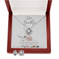 To My Bonus Mom / Love Knot Earring & Necklace Set