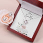 To My Bonus Mom / Love Knot Earring & Necklace Set