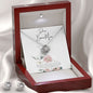 To My Bonus Mom / Love Knot Earring & Necklace Set