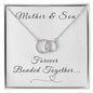 Mother & Son / Bonded Together / Perfect Pair Necklace