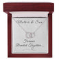 Mother & Son / Bonded Together / Perfect Pair Necklace