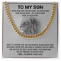 My Son| Aim for The Skies - Cuban Link Chain