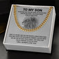 My Son| Aim for The Skies - Cuban Link Chain
