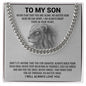 My Son| Aim for The Skies - Cuban Link Chain