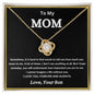 My Mom| Love, Your Son - Love Knot Necklace