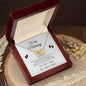 To My Mommy / From Your Tummy / Interlocking Hearts Necklace