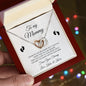 To My Mommy / From Your Tummy / Interlocking Hearts Necklace