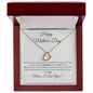 Happy Mother's Day / Poem / Delicate Heart Necklace