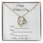 Happy Mother's day / Forever Love Necklace
