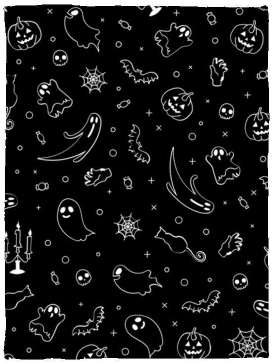 HALLOWEEN BOO BLANKET