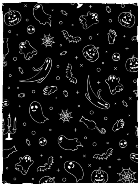 HALLOWEEN BOO BLANKET