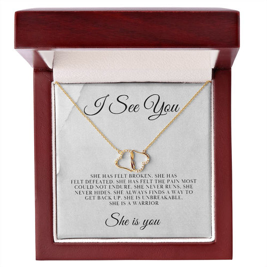 I See You / Everlasting Love Necklace