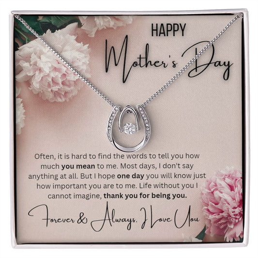 Happy Mother's Day / Lucky In Love Necklace