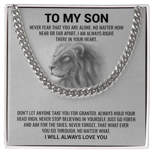 My Son| Aim for The Skies - Cuban Link Chain
