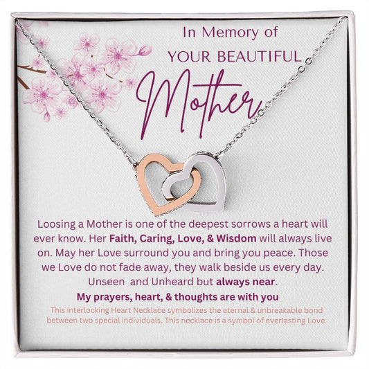 Interlocking Heart Necklace / In Memory Of