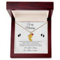 To My Mommy / Engrave Baby Feet With Birthstone