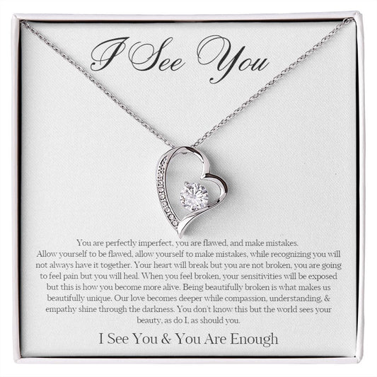 I See You / Broken / Forever Love Necklace